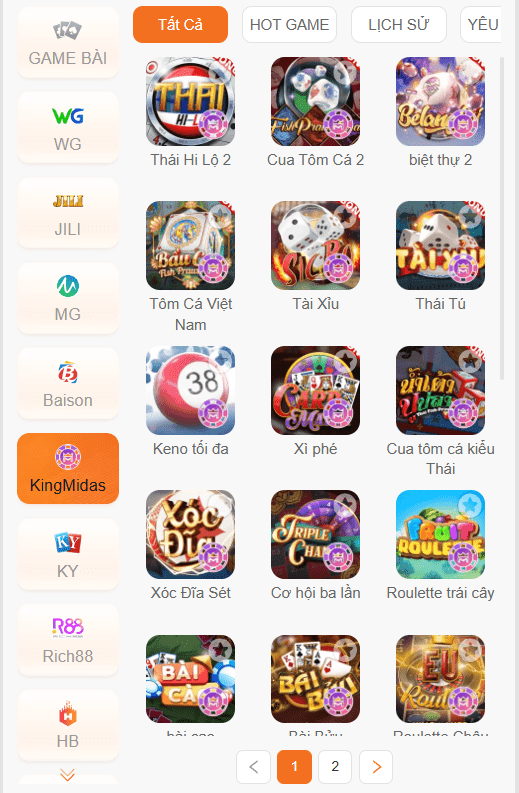 KM là sảnh game chất lượng